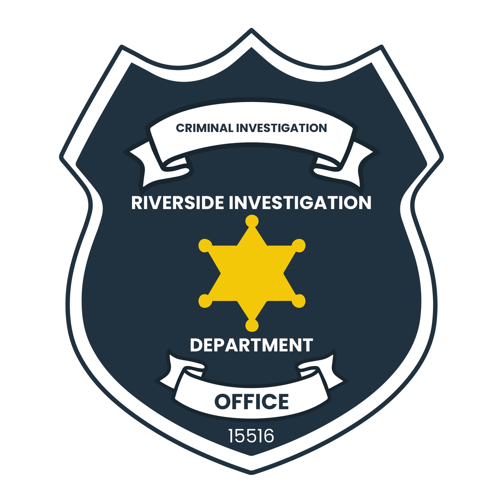 Detective Badge Template