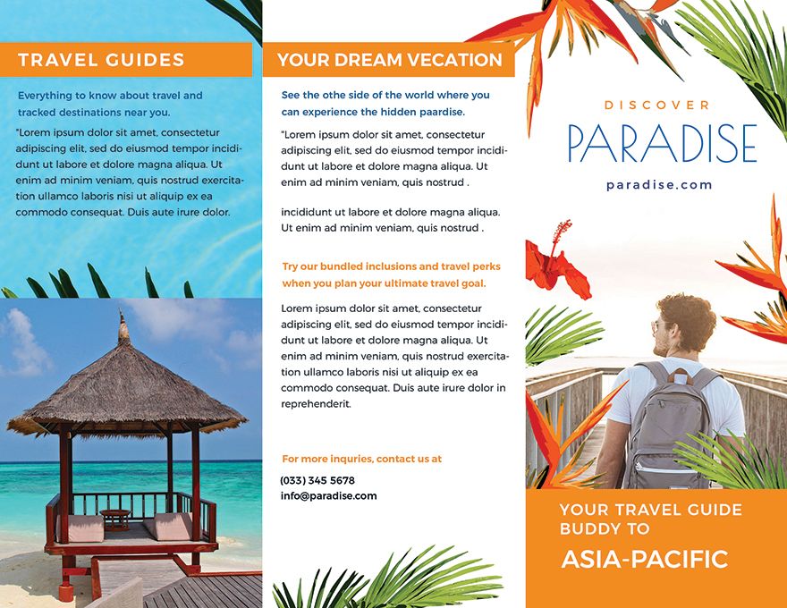 Travel Tri Fold Brochure 