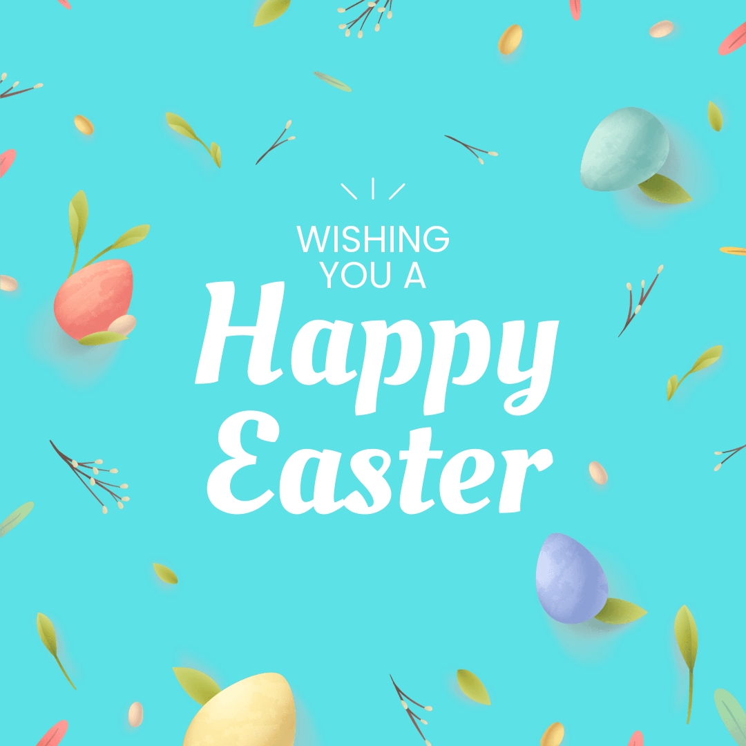 Free Happy Easter Wishes | Template.net