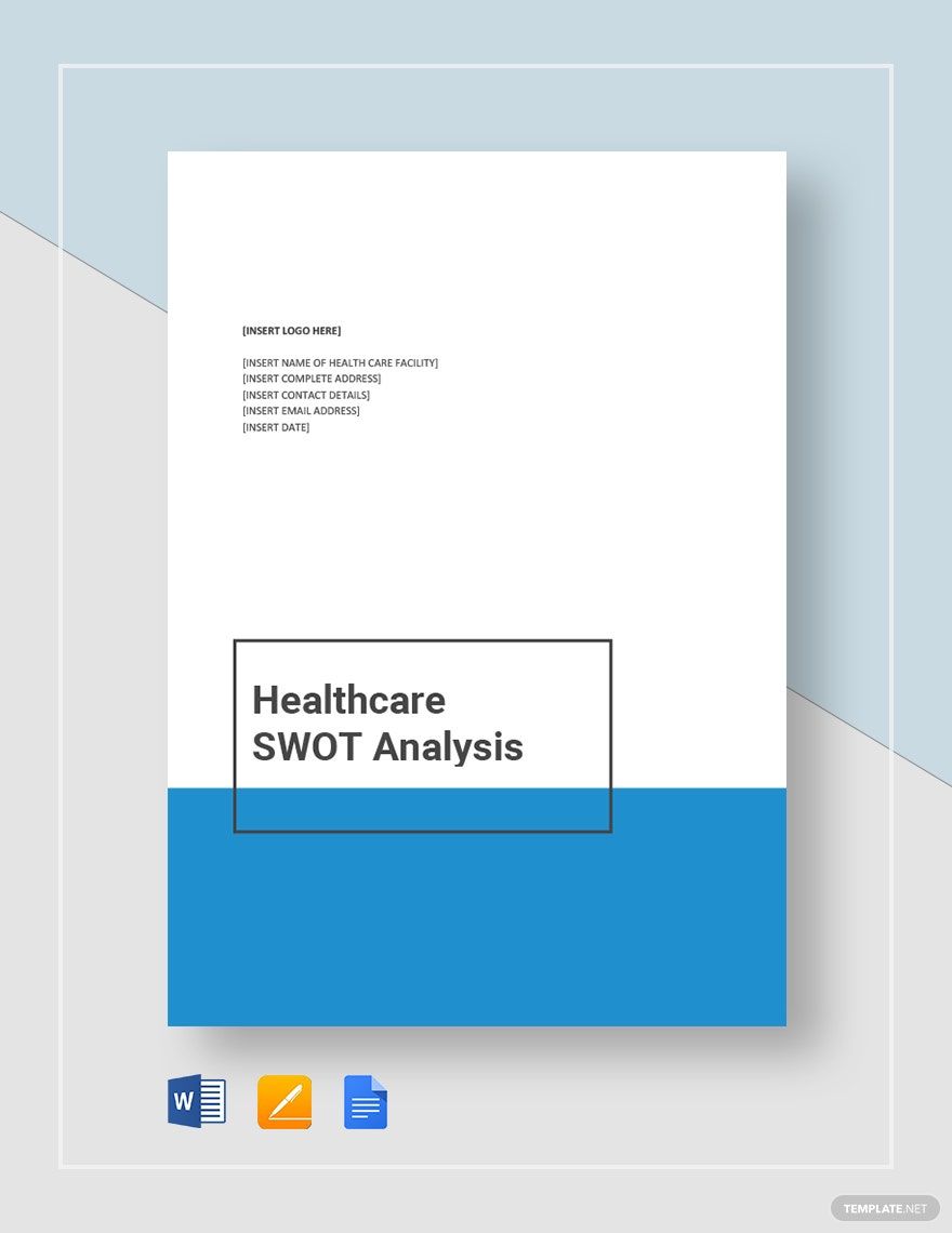 Sample Healthcare SWOT Analysis Template