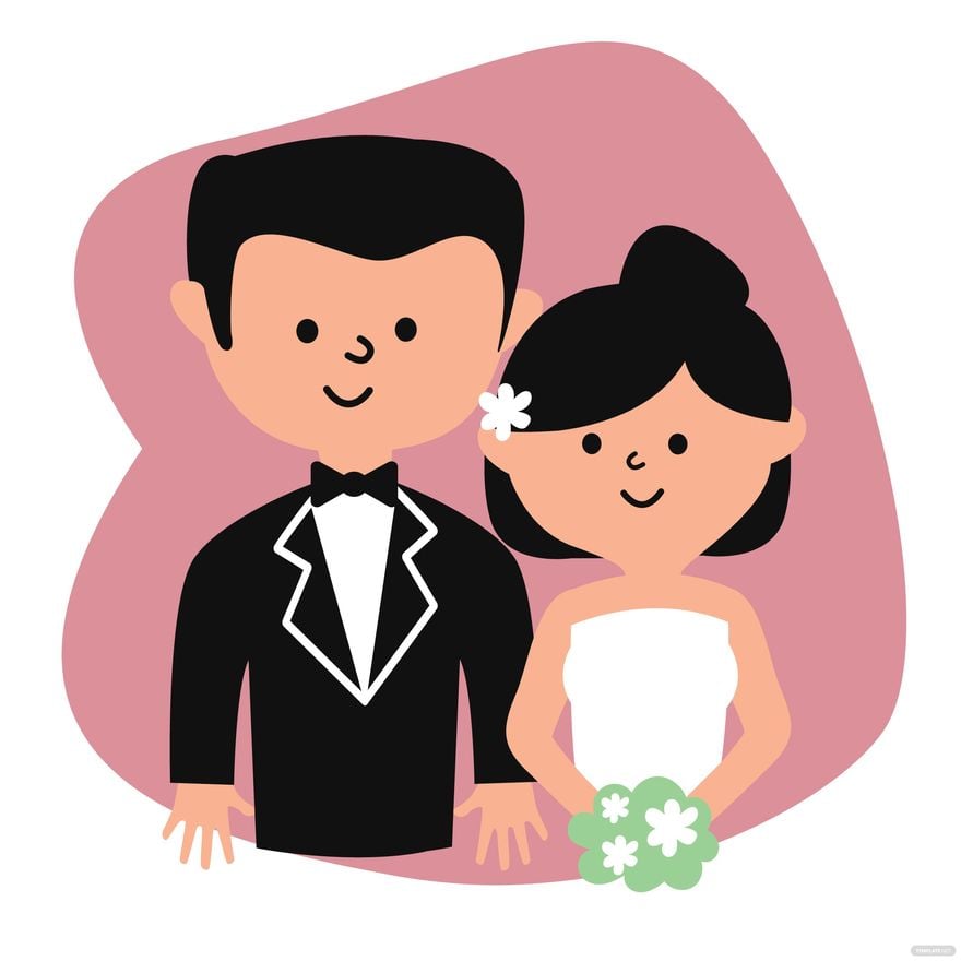 Free Cute Wedding Clipart in Illustrator, EPS, SVG, JPG, PNG