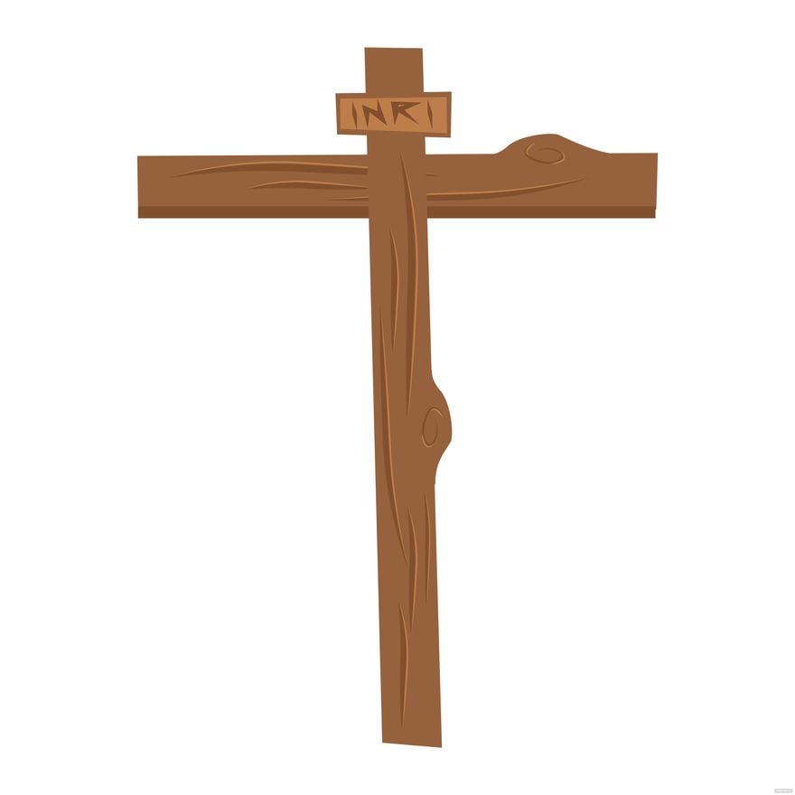 Wooden Cross Vector