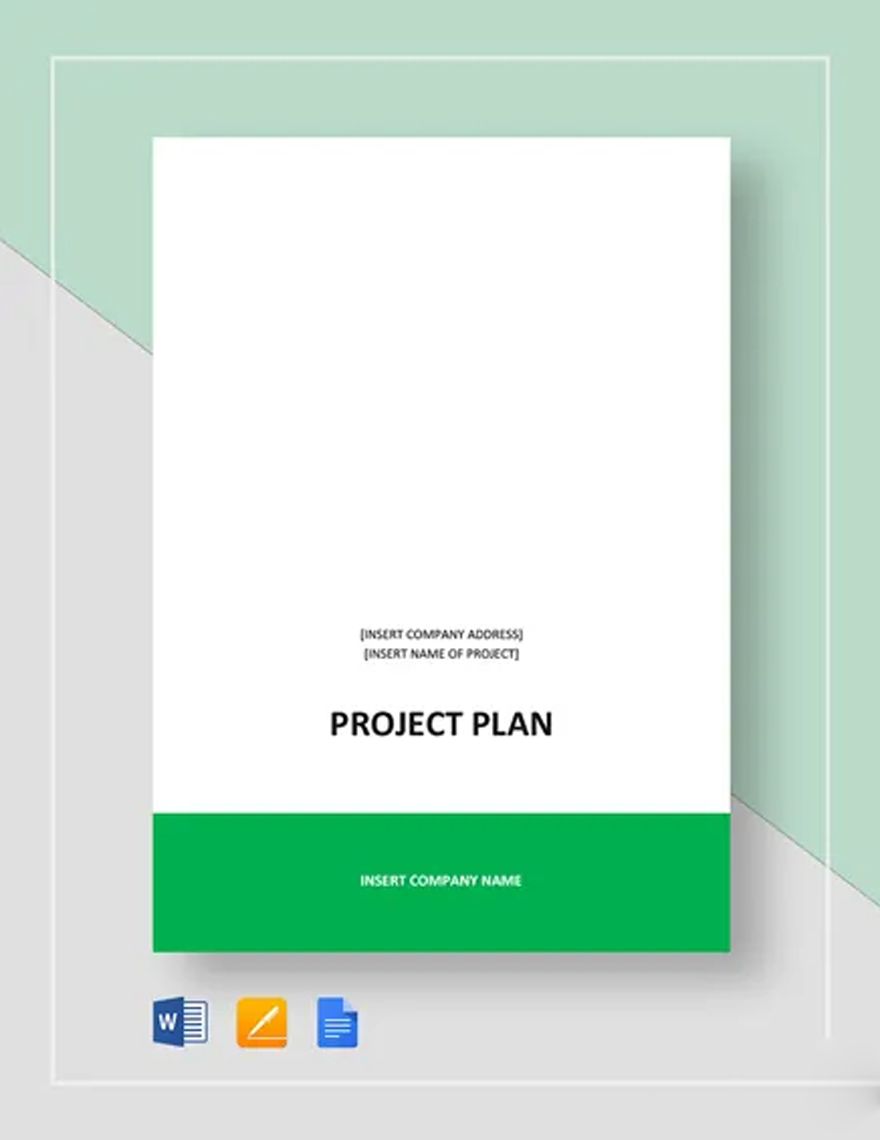 Project Plan Template Google Docs Word Apple Pages Template