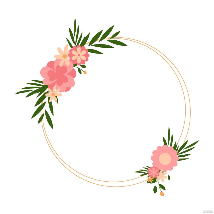 Wedding Wreath Clipart in Illustrator, EPS, SVG, JPG, PNG