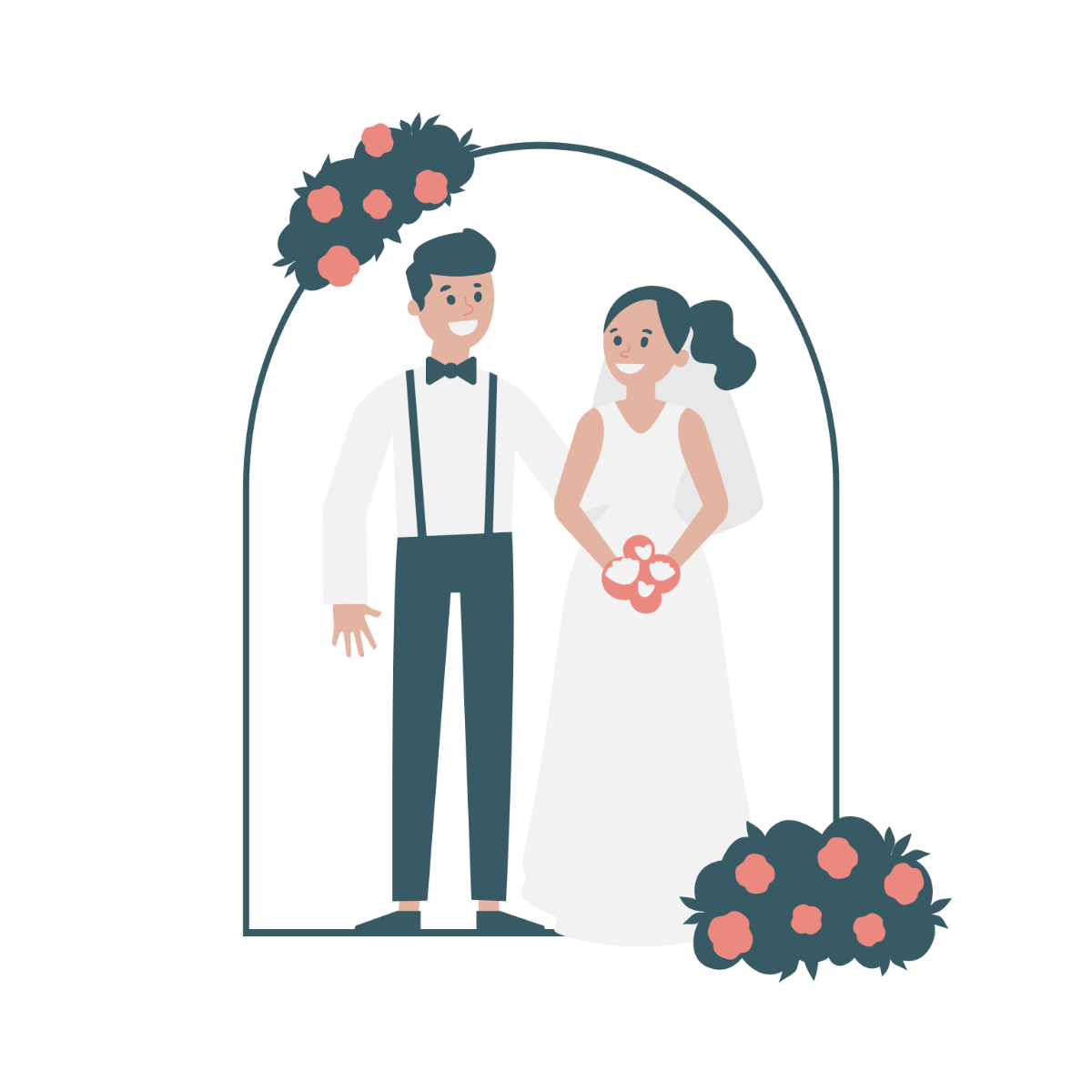 Wedding Ceremony Clipart Template