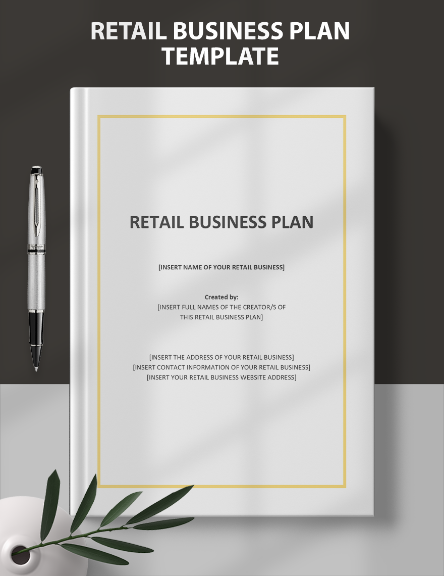 Retail Business Plan Template