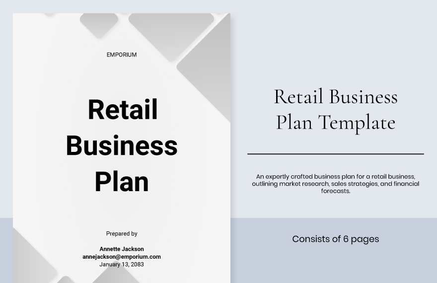 Retail Business Plan Template