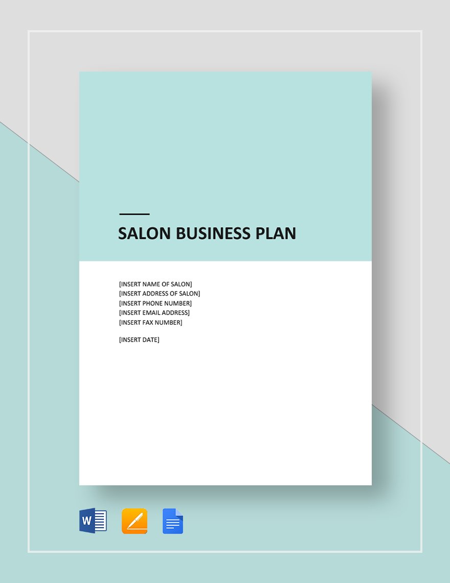 Salon Business Plan Template