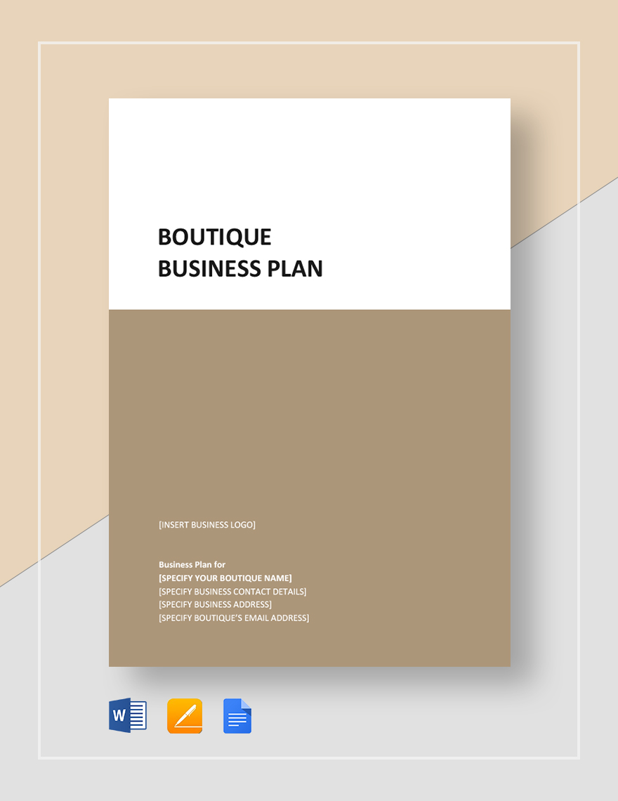 types of boutique business plan