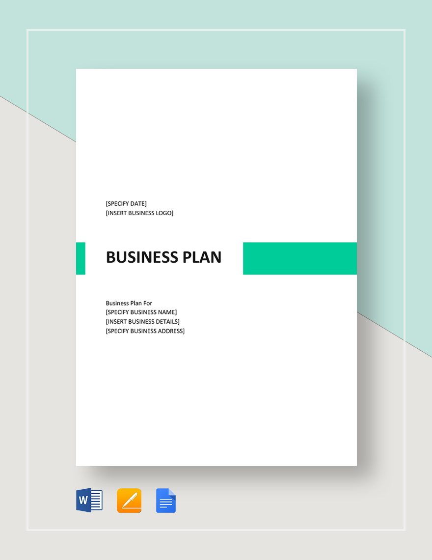 Sample Business Plan Printable