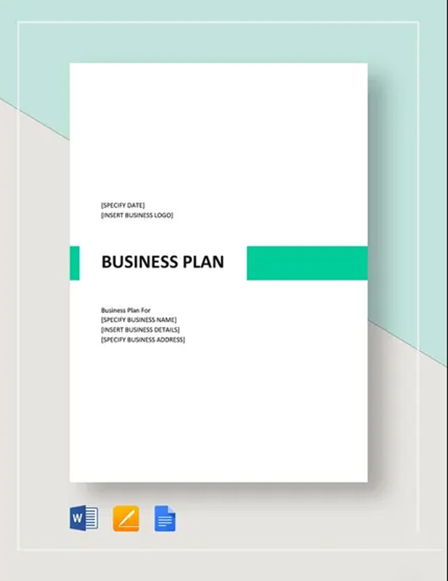 Sample Business Plan Template