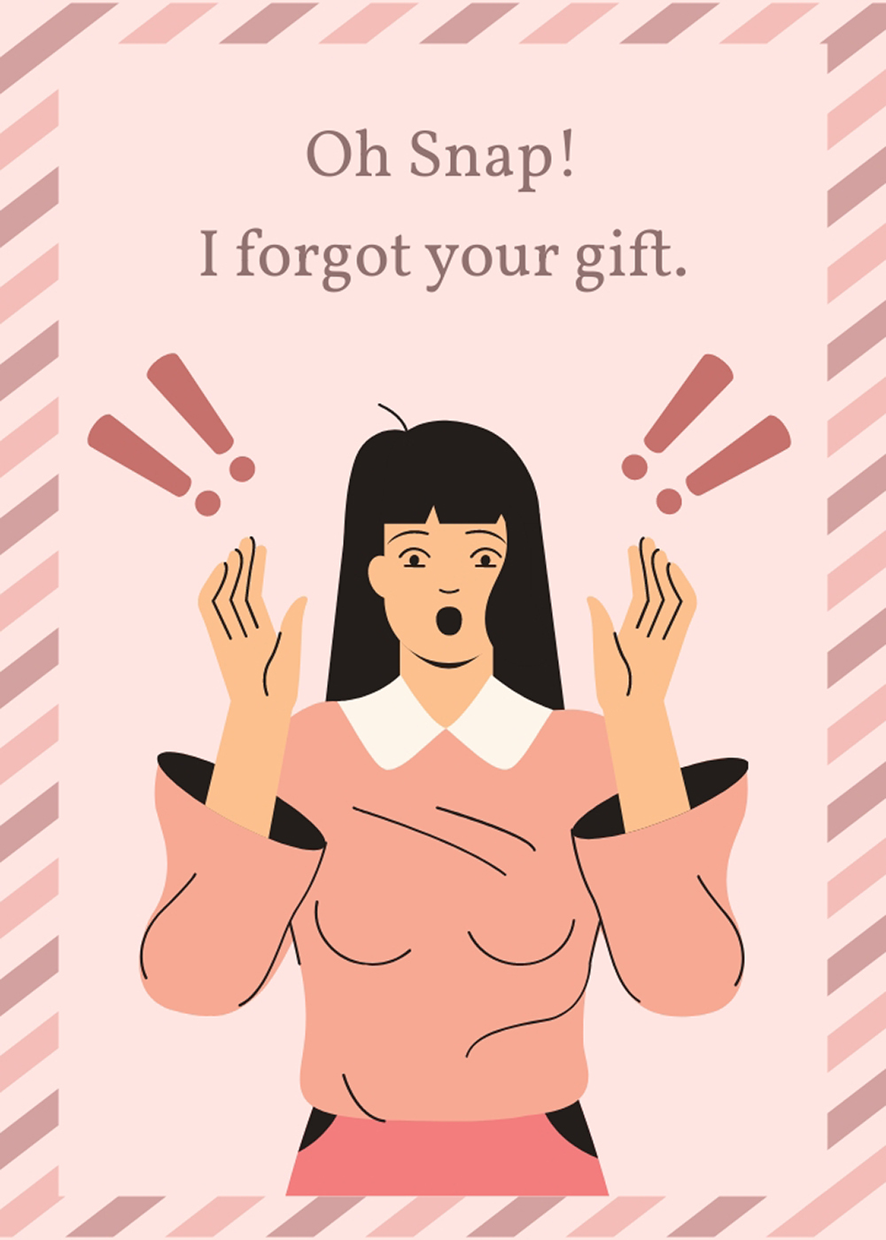 Free Minimalist Birthday Snap Card Template to Edit Online