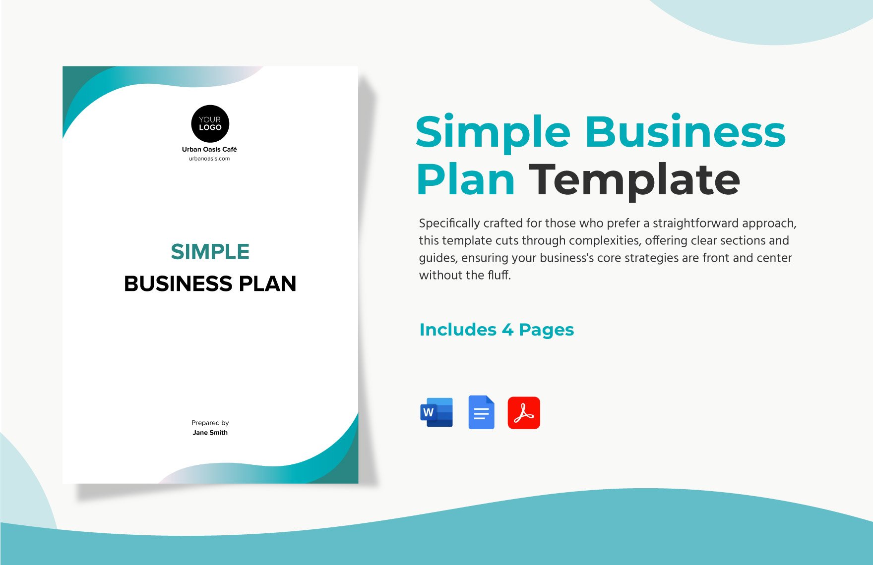 Simple Business Plan Template