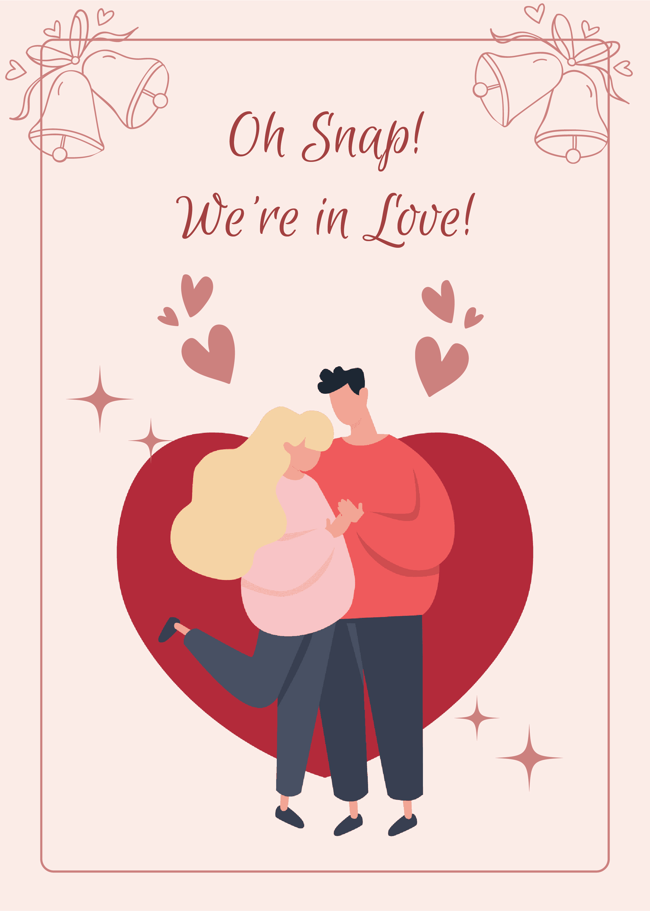 Free Wedding Snap Card Template to Edit Online