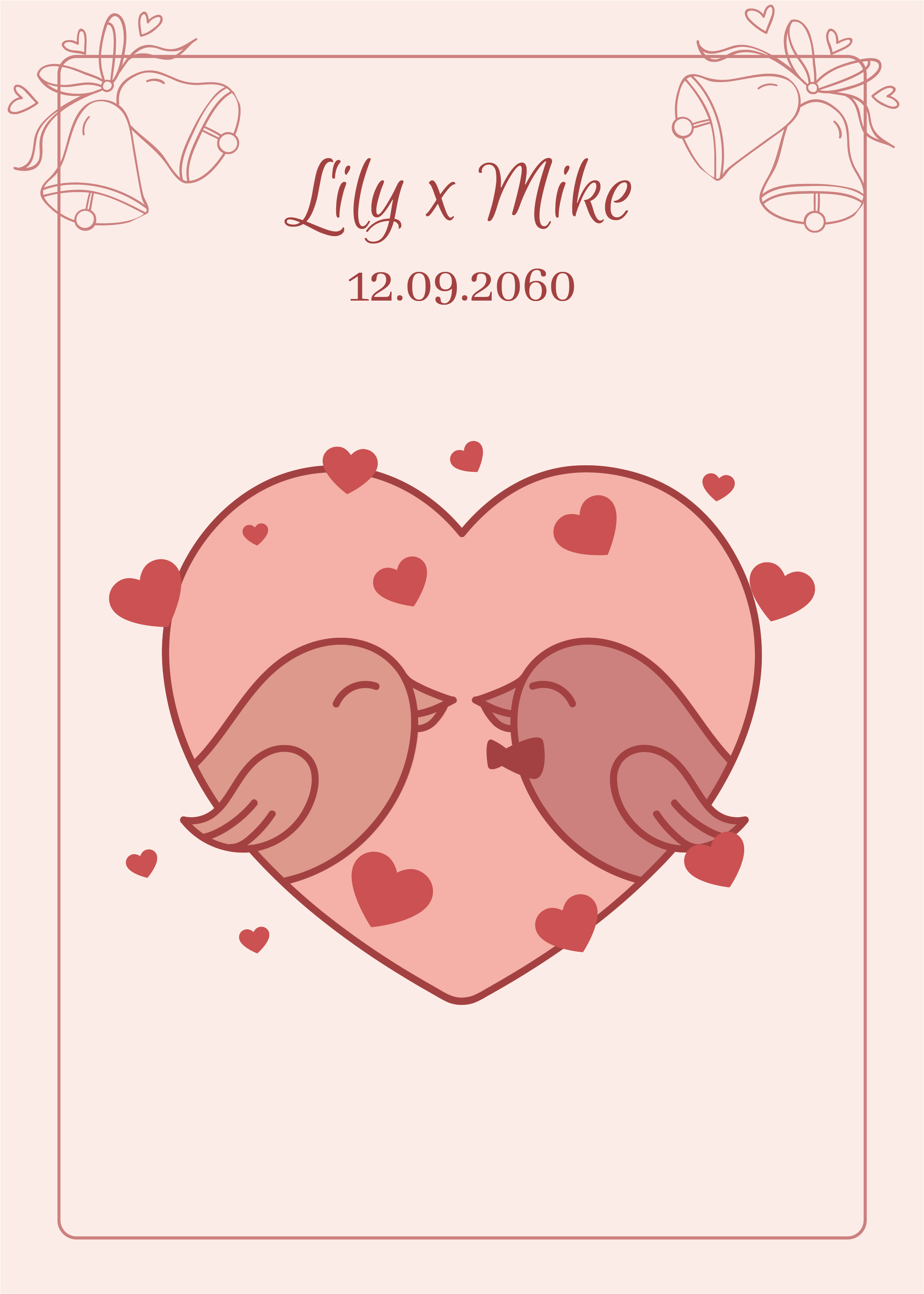 Free Wedding Snap Card Template to Edit Online
