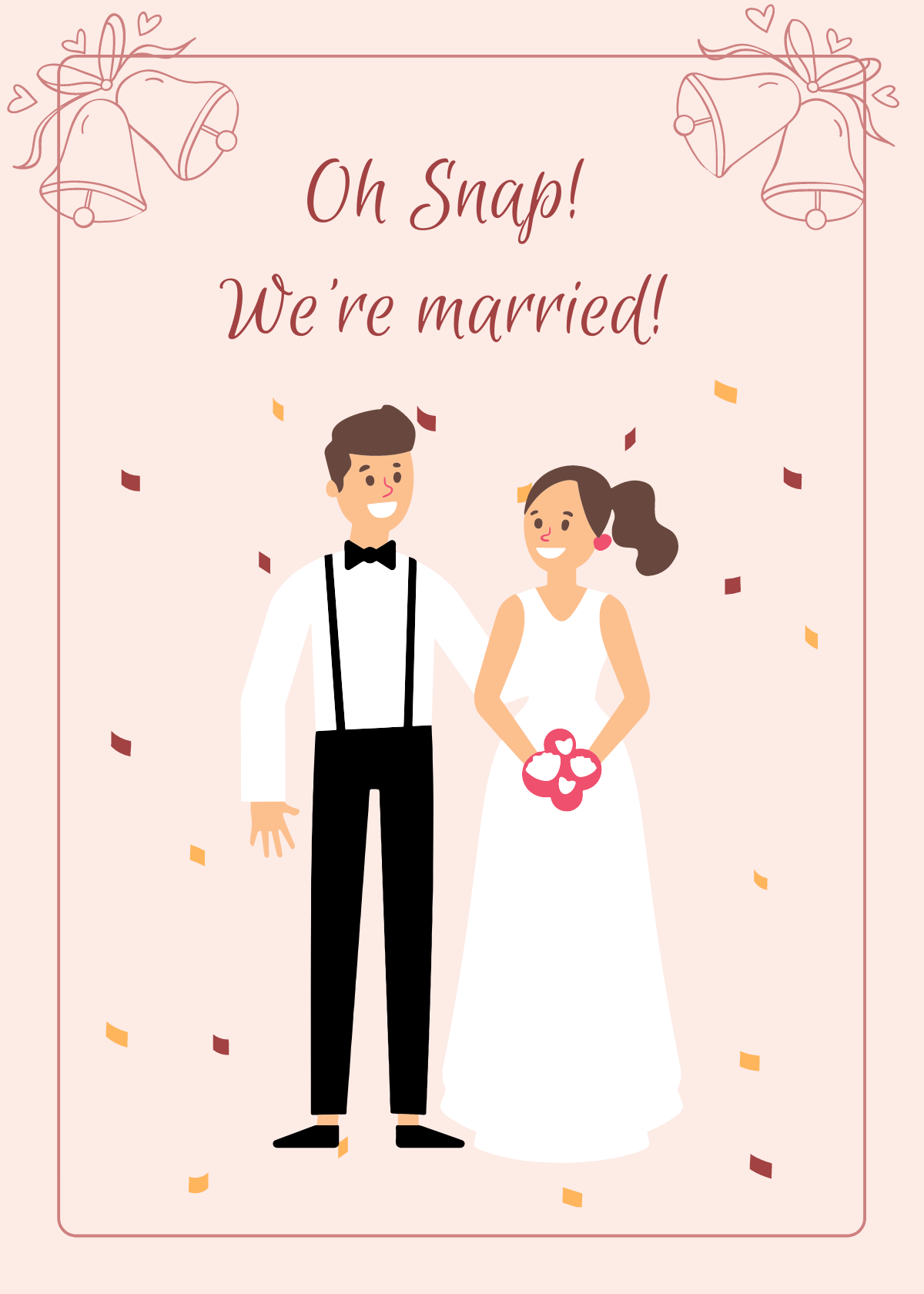 Wedding Snap Card Template