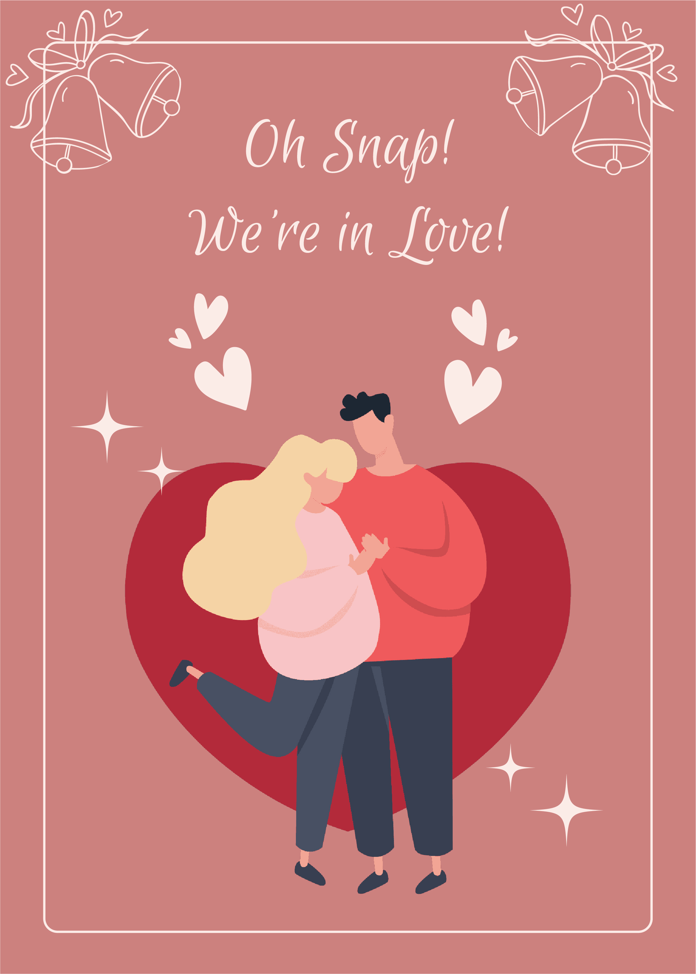 Free Wedding Snap Card Template to Edit Online