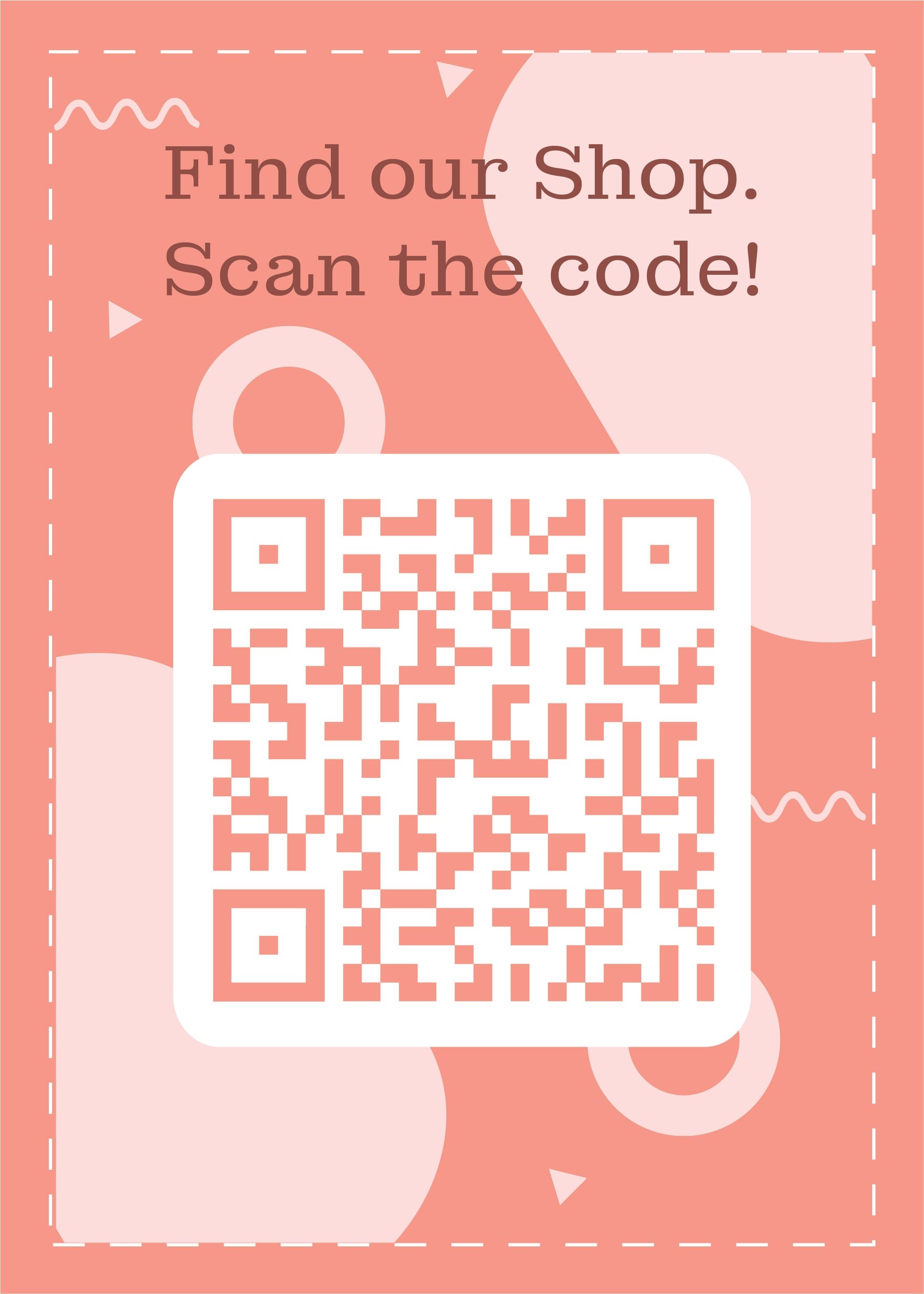 QR Code Snap Card Template