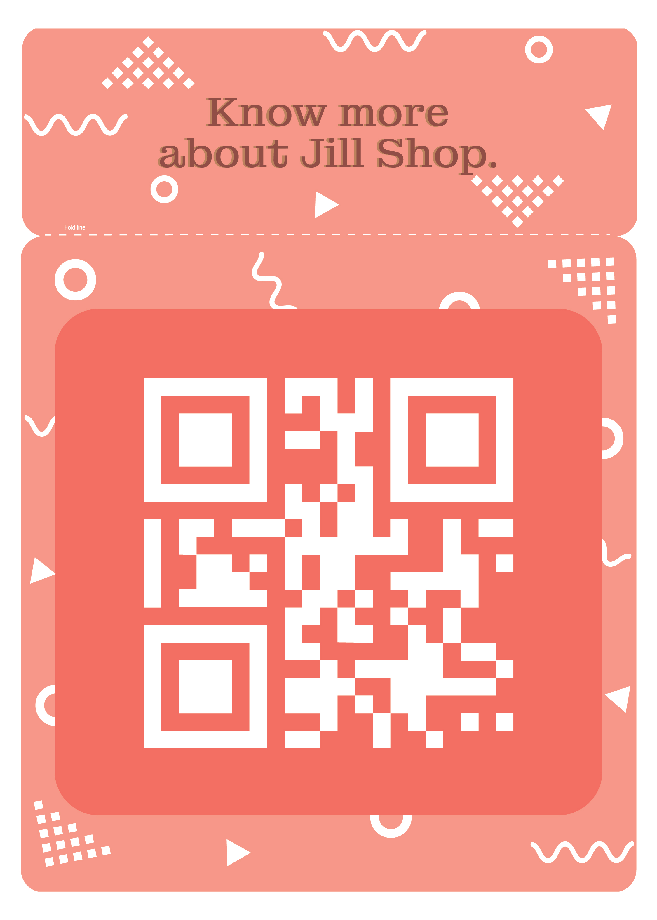 Free QR Code Snap Card Template to Edit Online