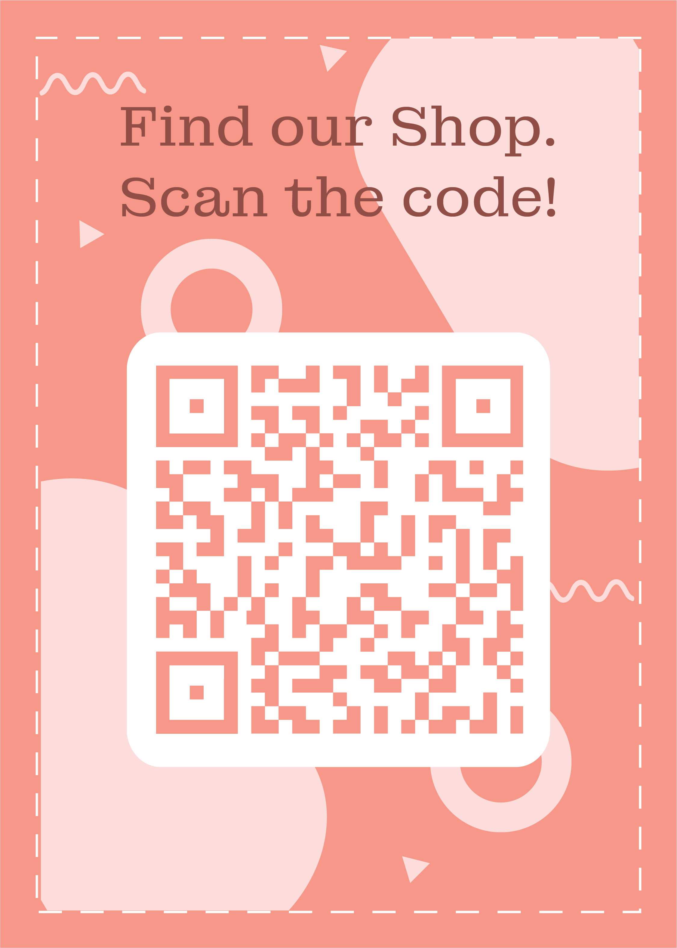 Free QR Code Snap Card Template to Edit Online