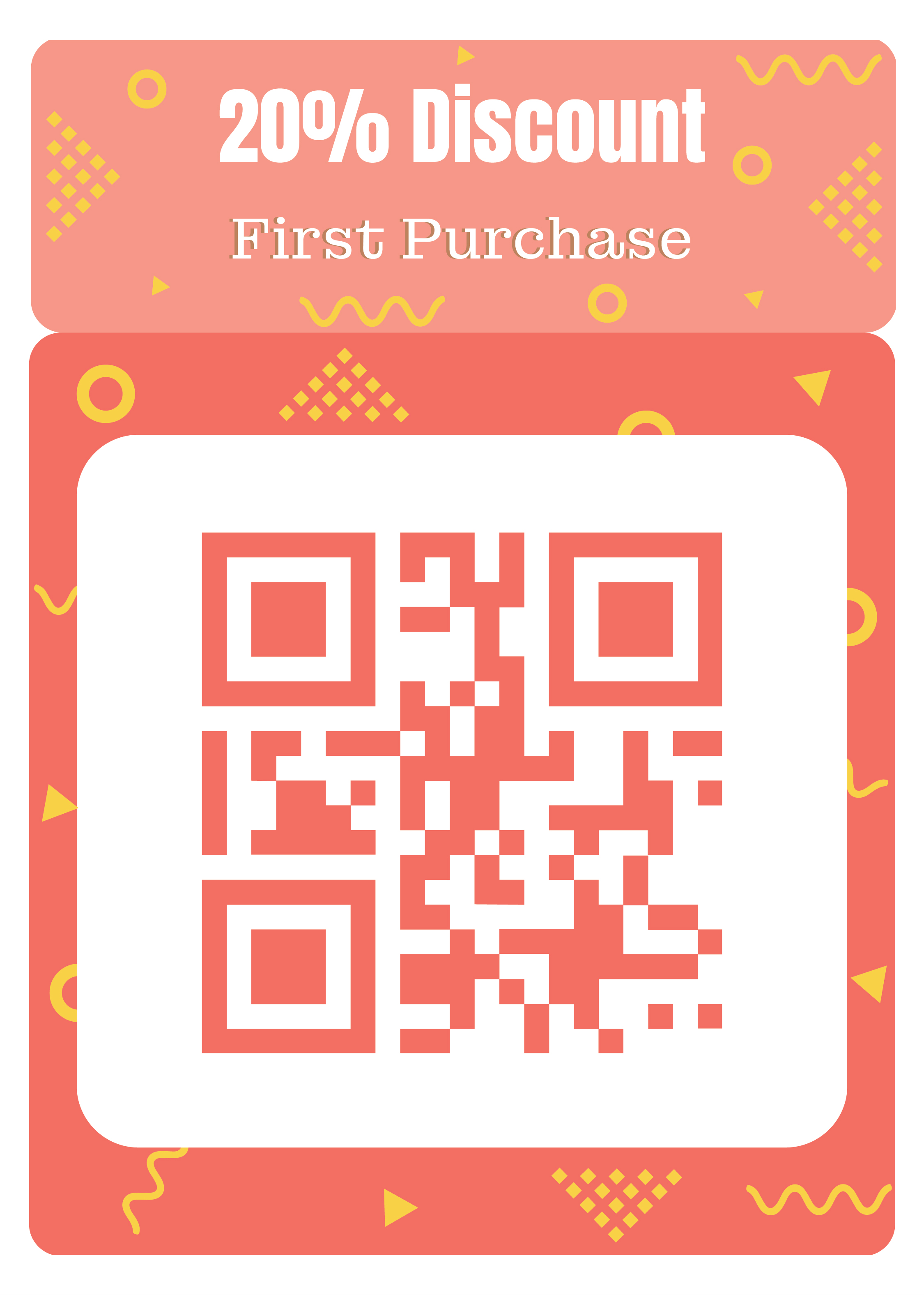 Free QR Code Snap Card Template to Edit Online