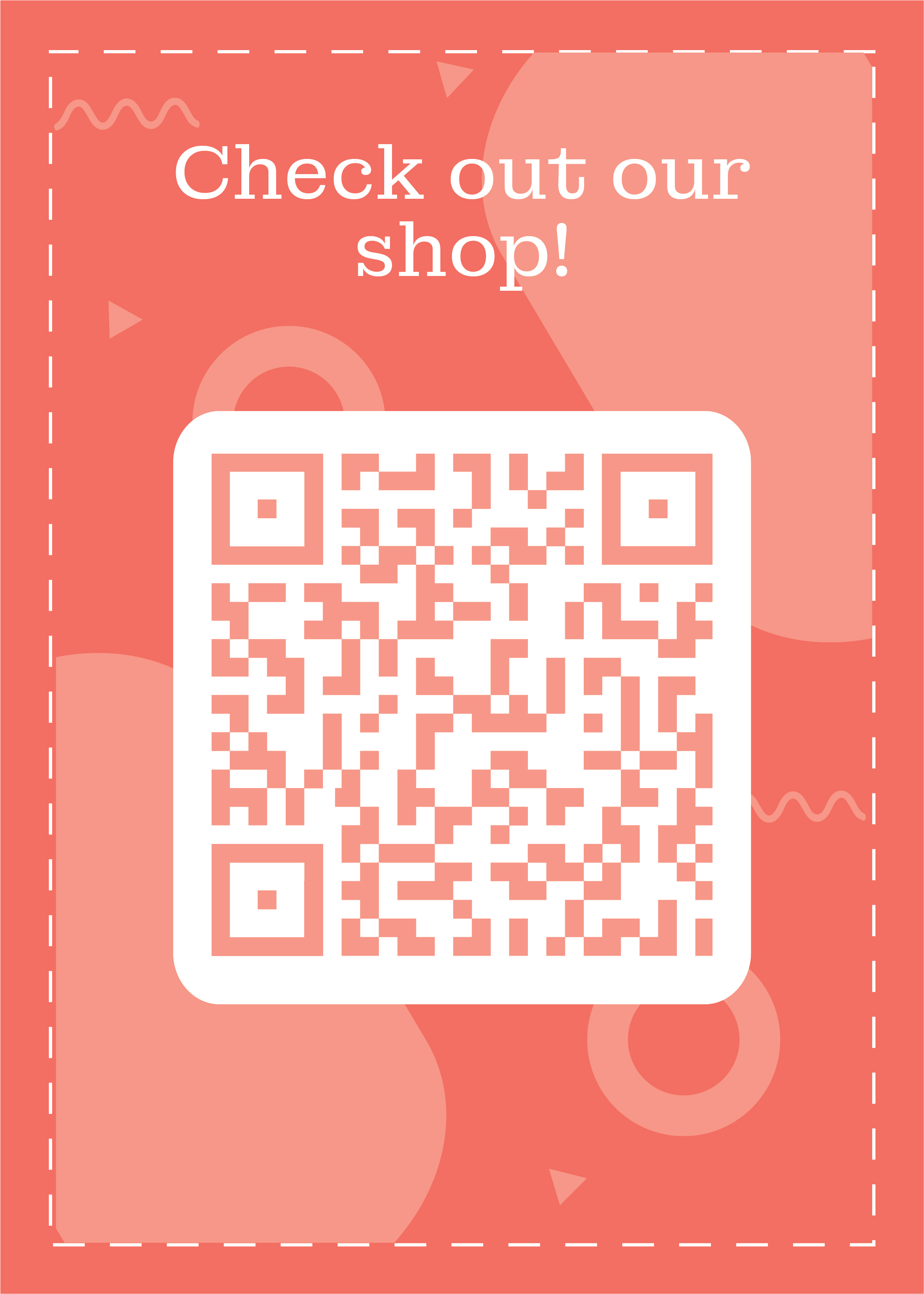 Free QR Code Snap Card Template to Edit Online