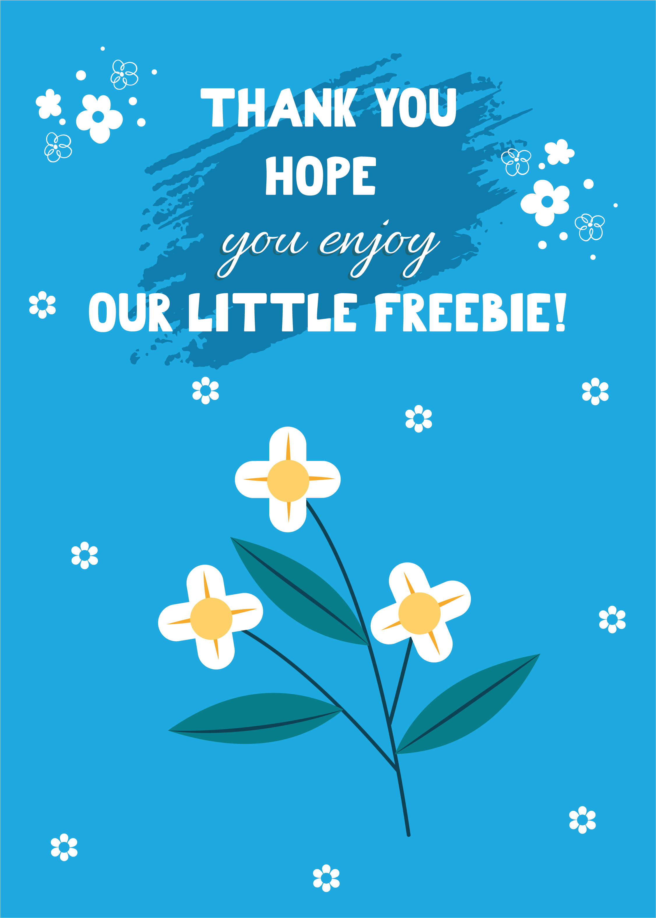 Free Thank You Snap Card Template to Edit Online