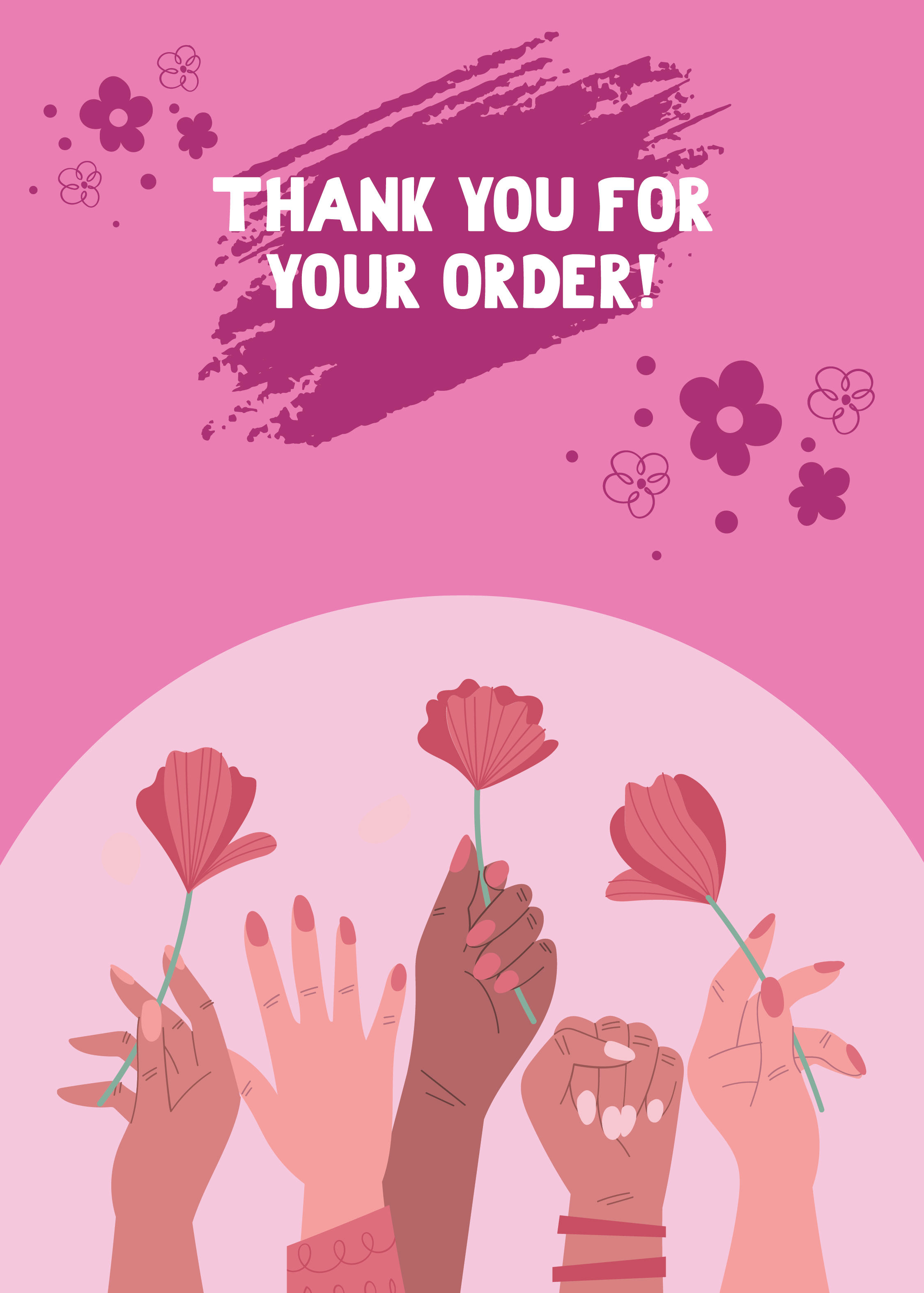 Free Thank You Snap Card Template to Edit Online