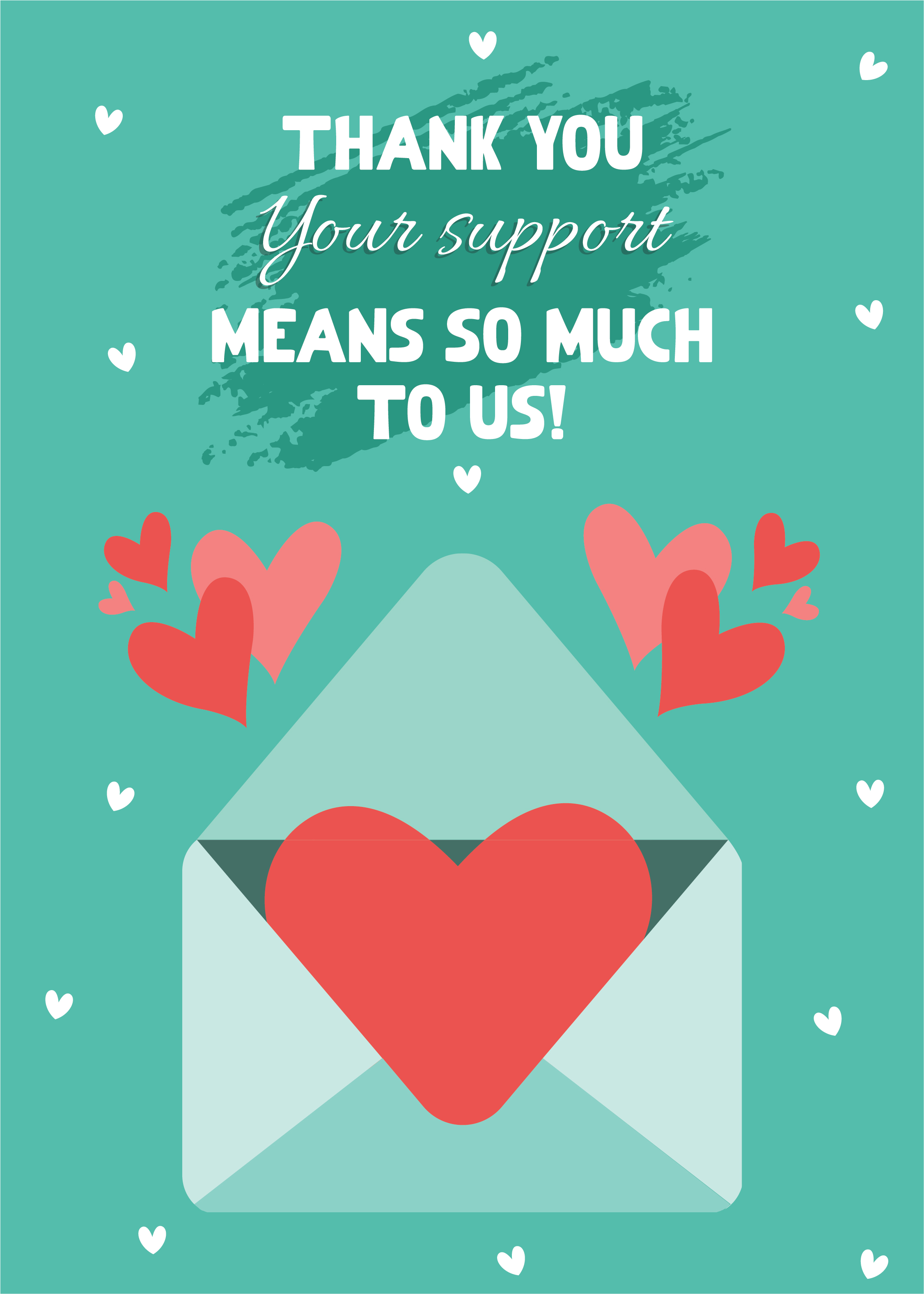 Free Thank You Snap Card Template to Edit Online