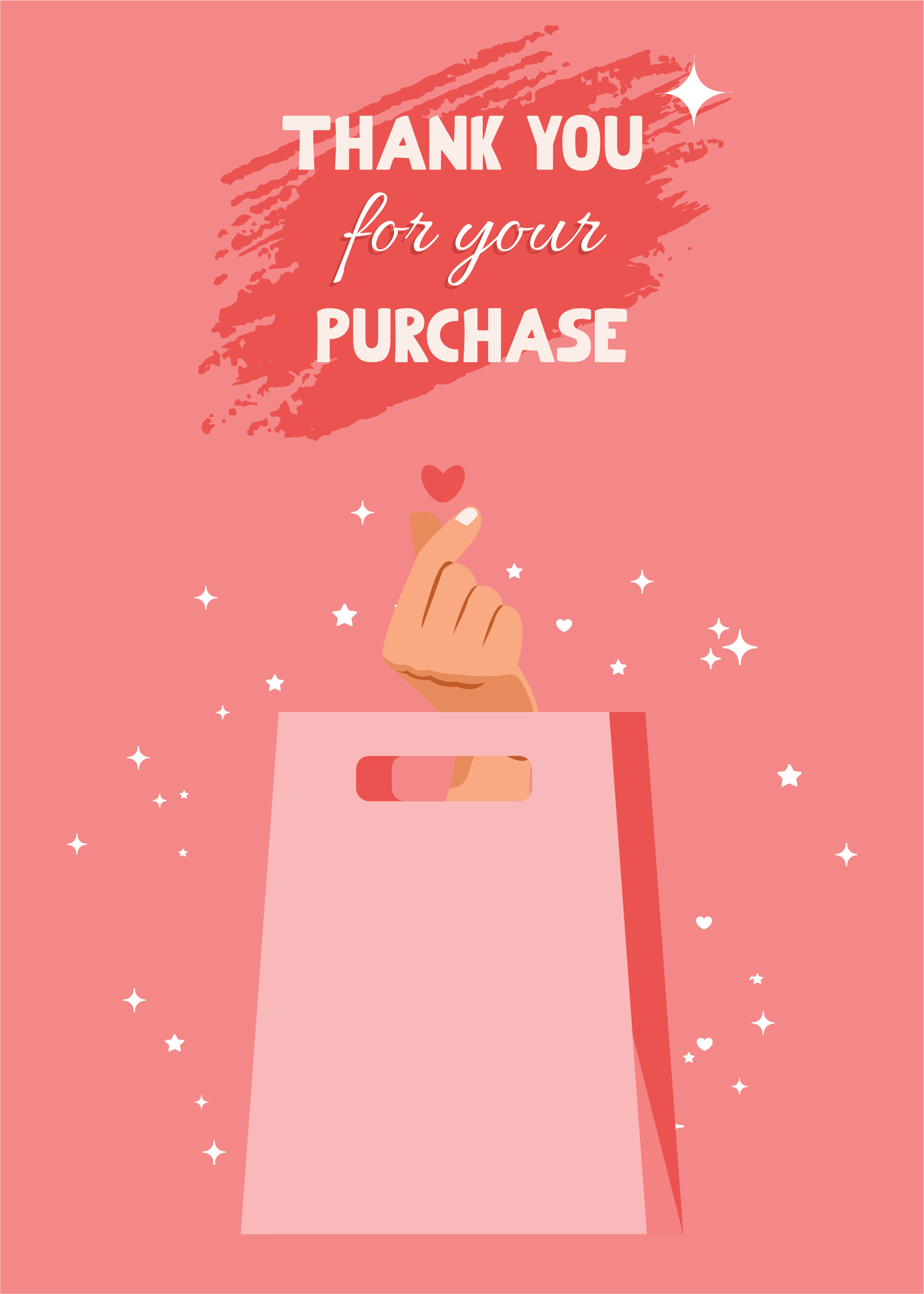 Free Thank You Snap Card Template to Edit Online