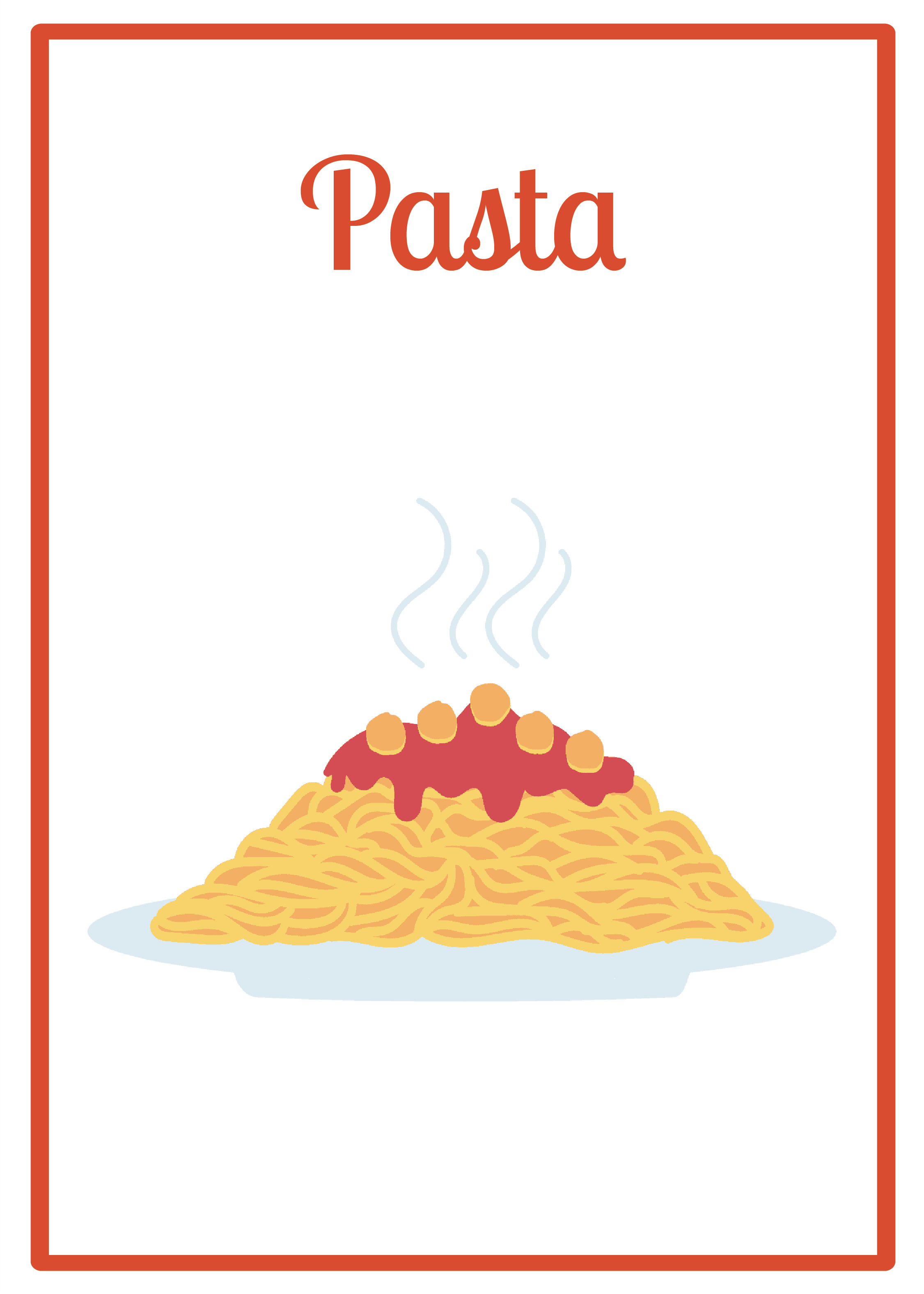 Free Food Snap Card Template to Edit Online