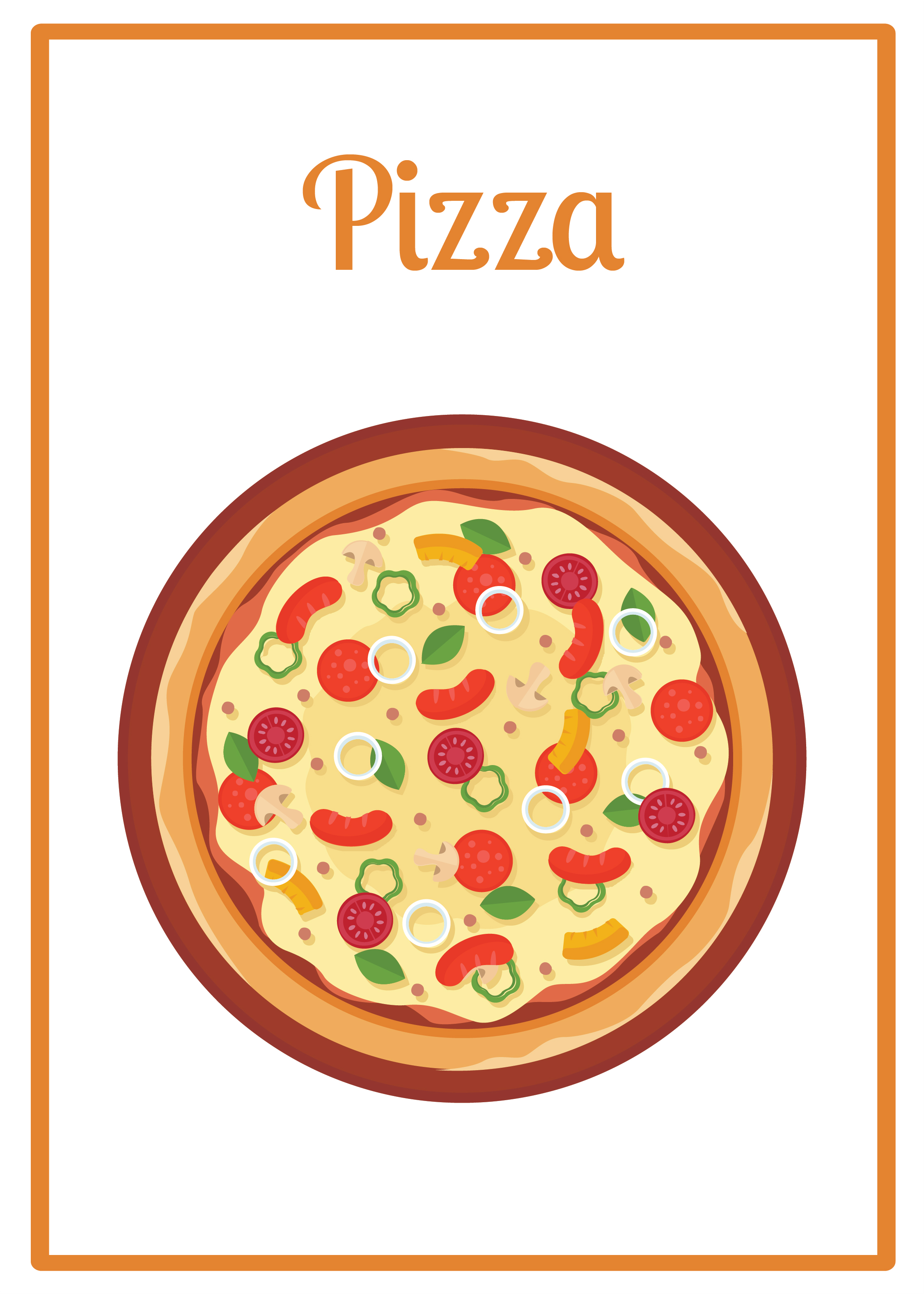 Free Food Snap Card Template to Edit Online