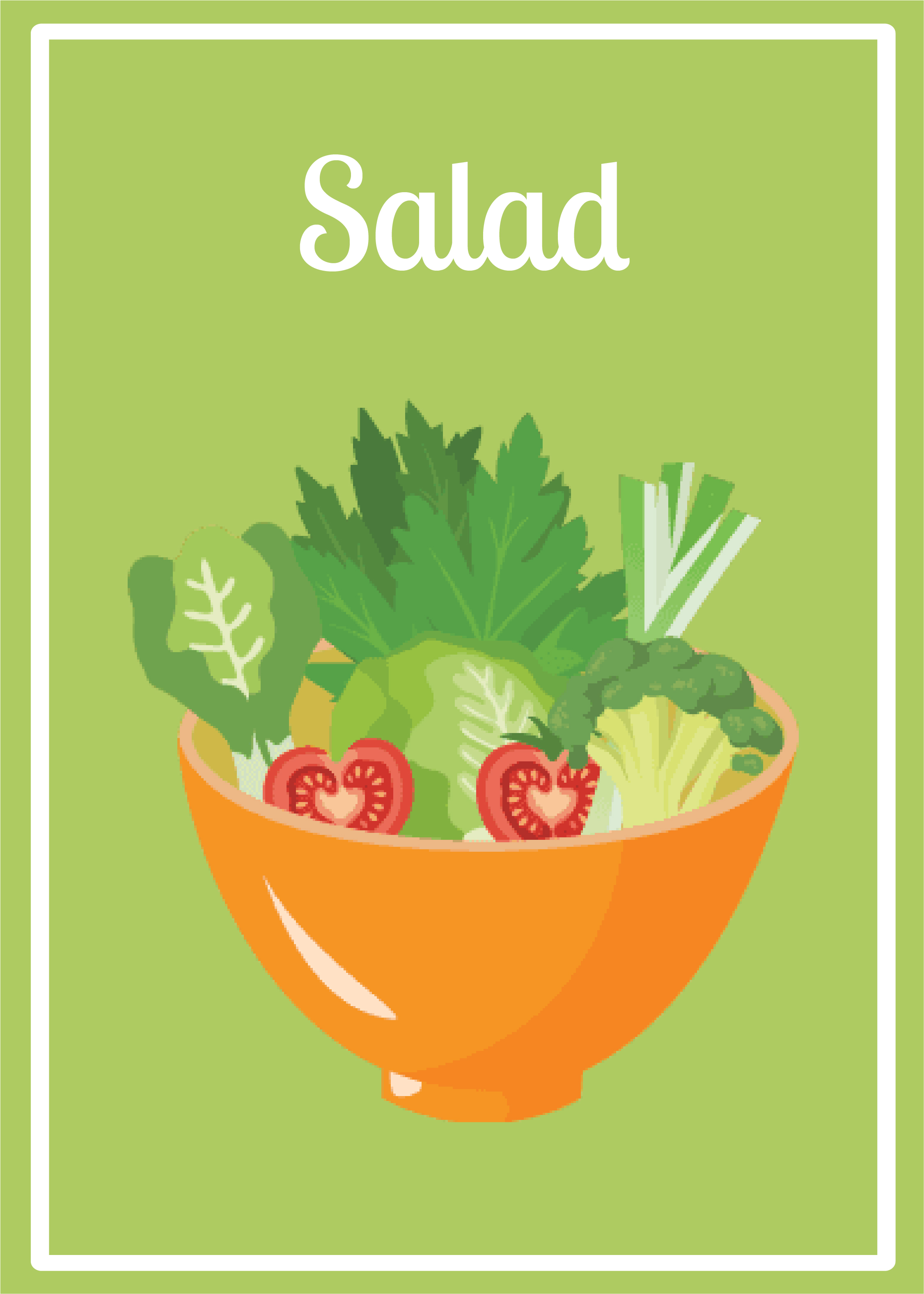 Free Food Snap Card Template to Edit Online