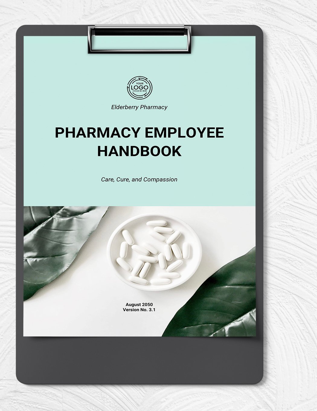 Pharmacy Employee Handbook Template in Word, Google Docs