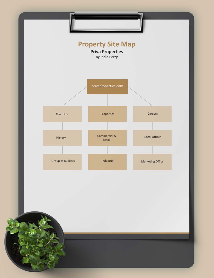 Property Site Map Template