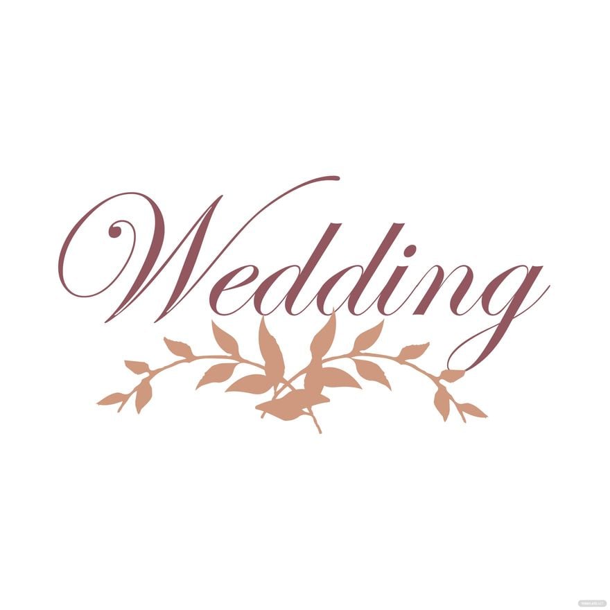 Free Wedding Title Clipart in Illustrator, EPS, SVG, JPG, PNG
