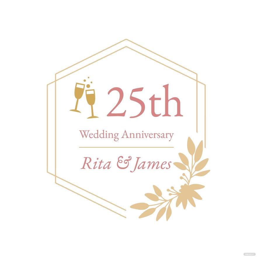 Free Wedding Anniversary Clipart in Illustrator, EPS, SVG, JPG, PNG