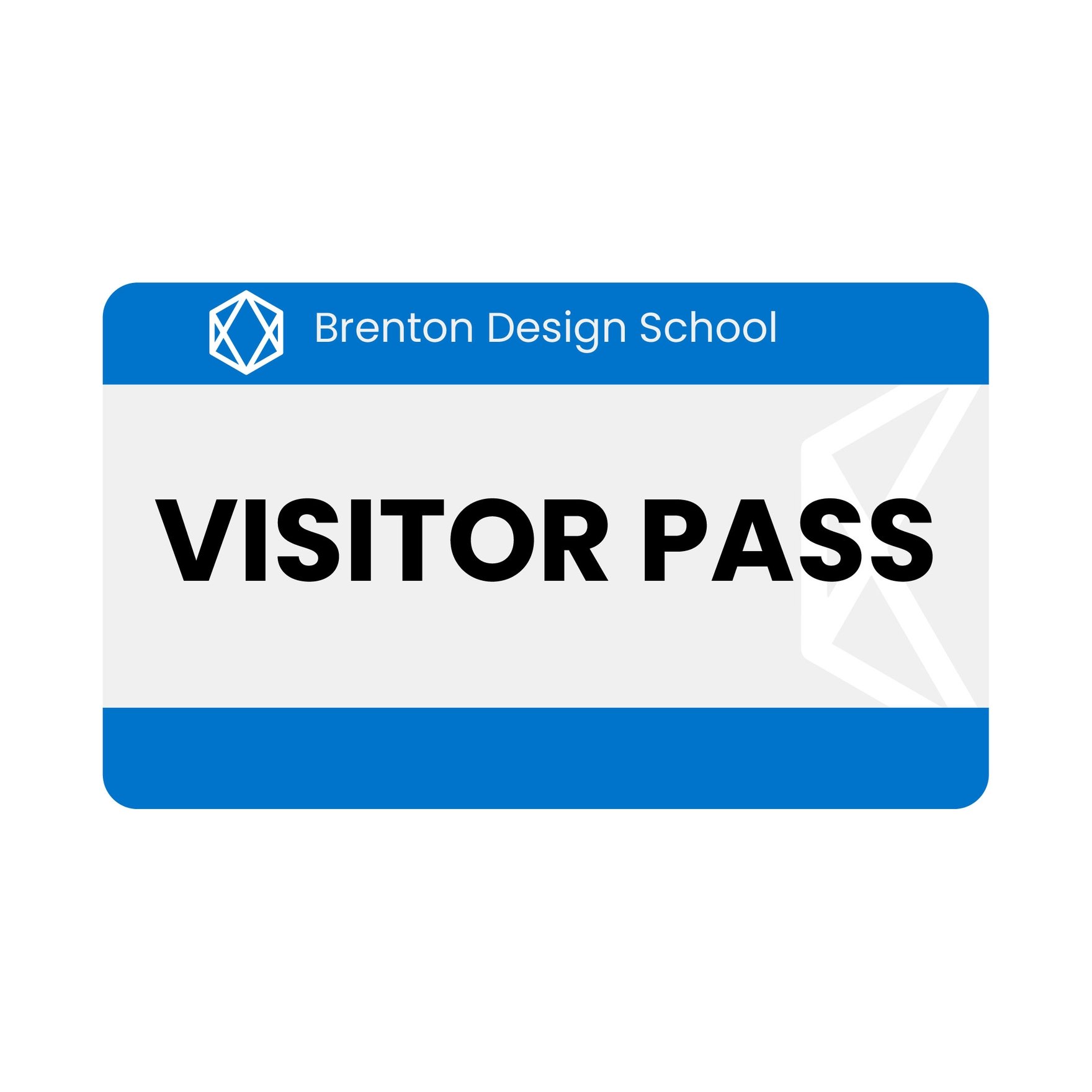 Free Visitor Badge in Illustrator, EPS, SVG, JPG, PNG