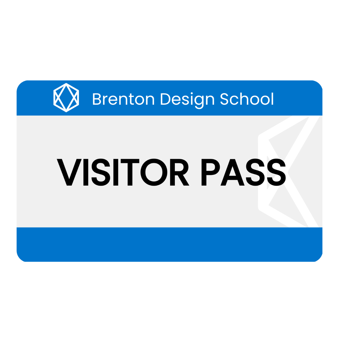 Visitor Badge Template