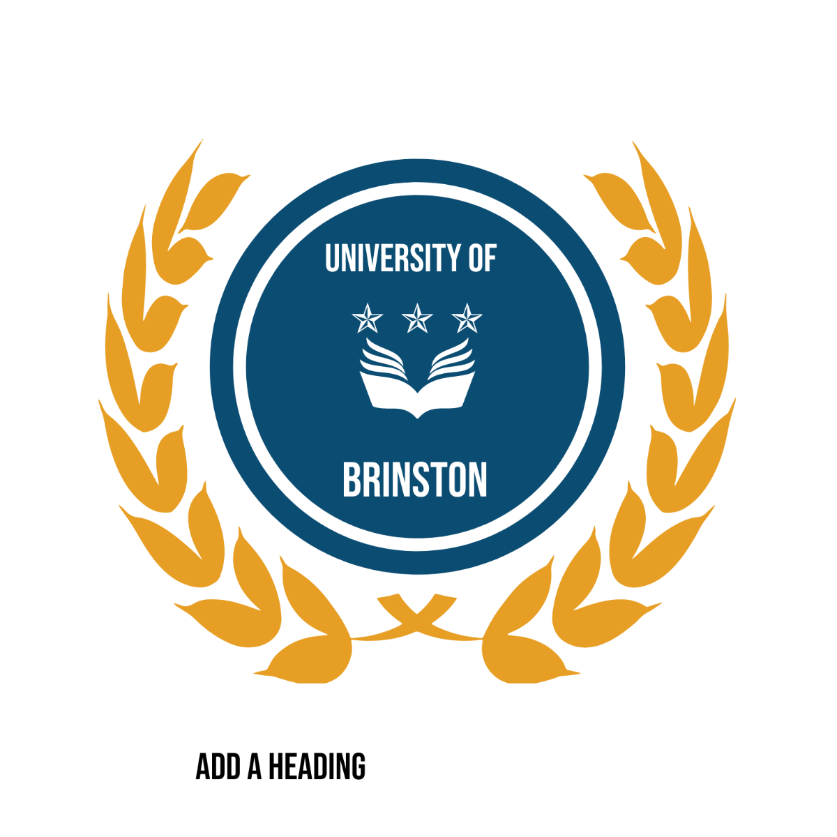 University Badge Template