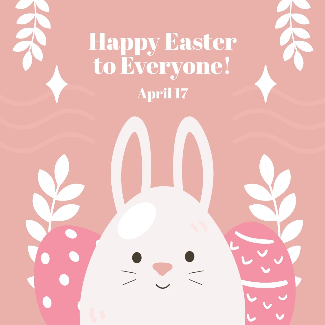 Easter Greetings Instagram Post Template