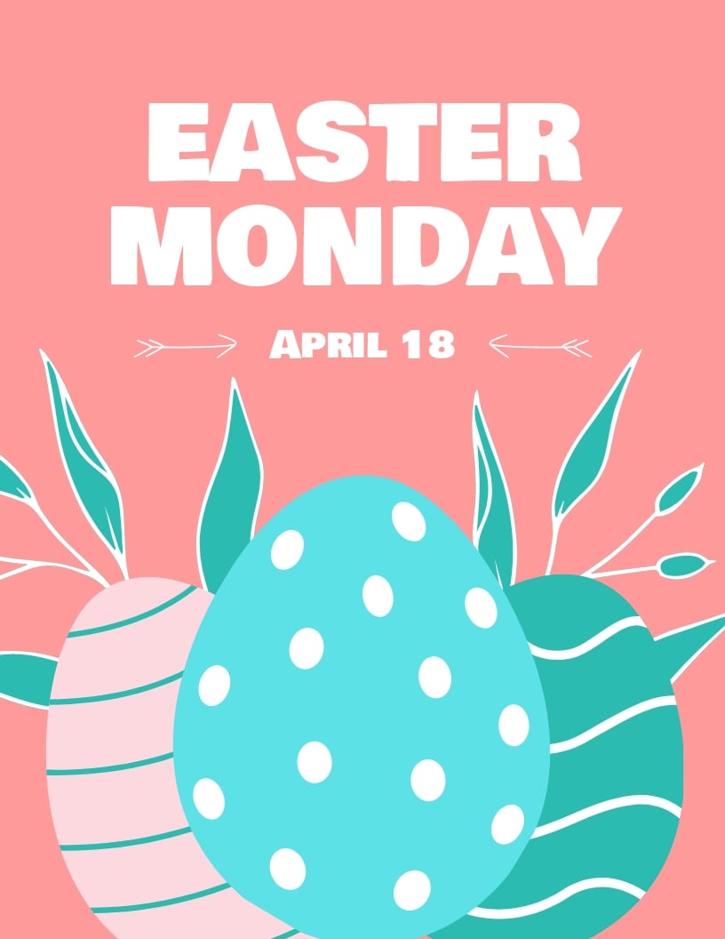 Easter Monday Flyer Template