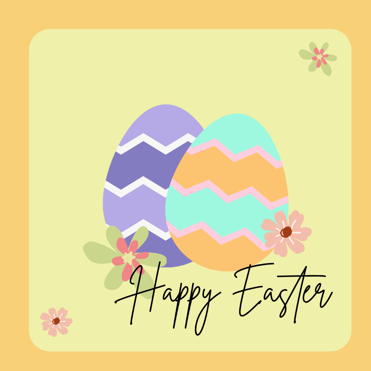 Easter Egg Vector Template