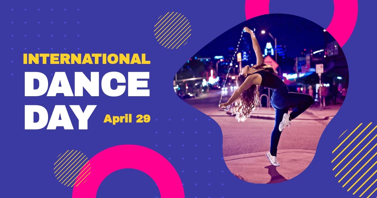 Free International Dance Day Facebook Post Template