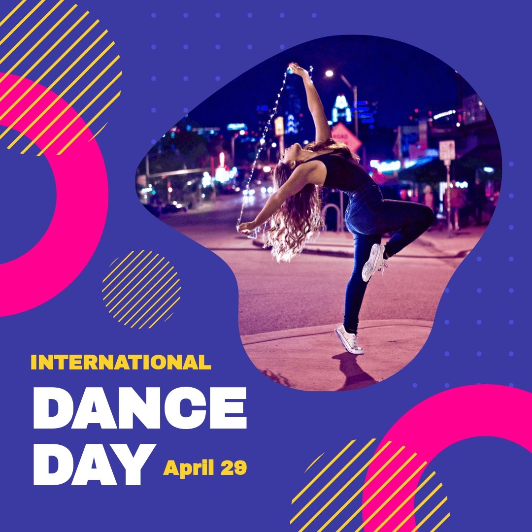 Free International Dance Day Instagram Post Template