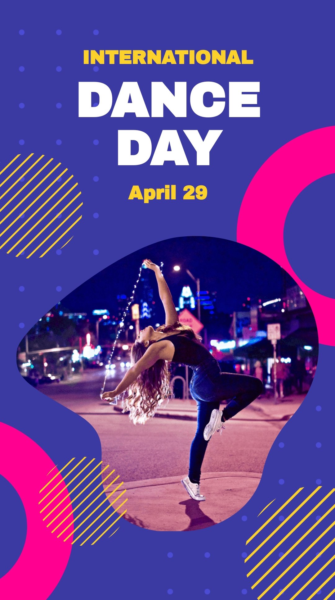 International Dance Day Instagram Story Template