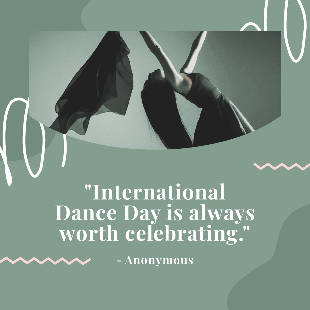 Happy International Dance Day Quote Template
