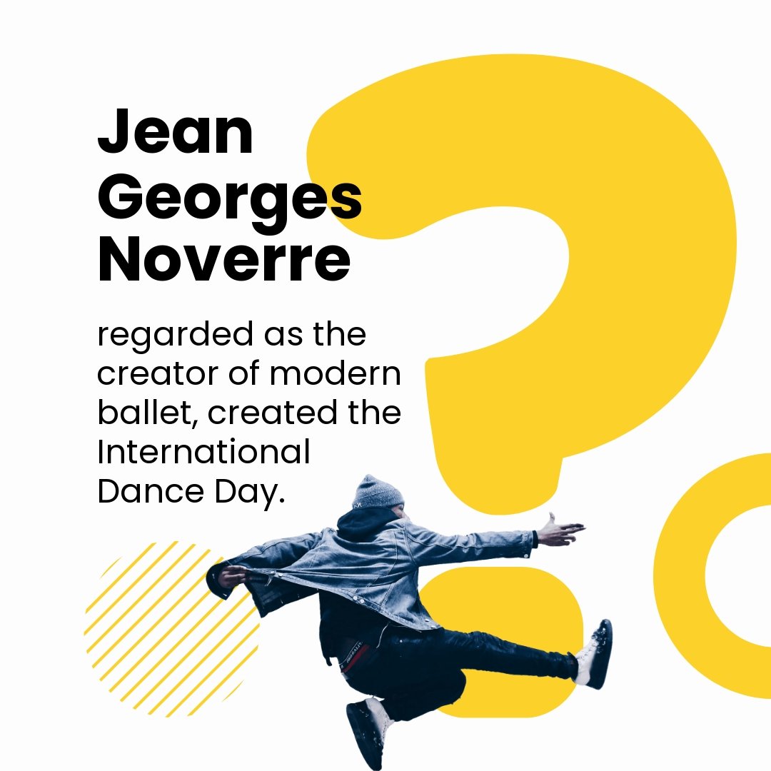 Free International Dance Day Fact Template