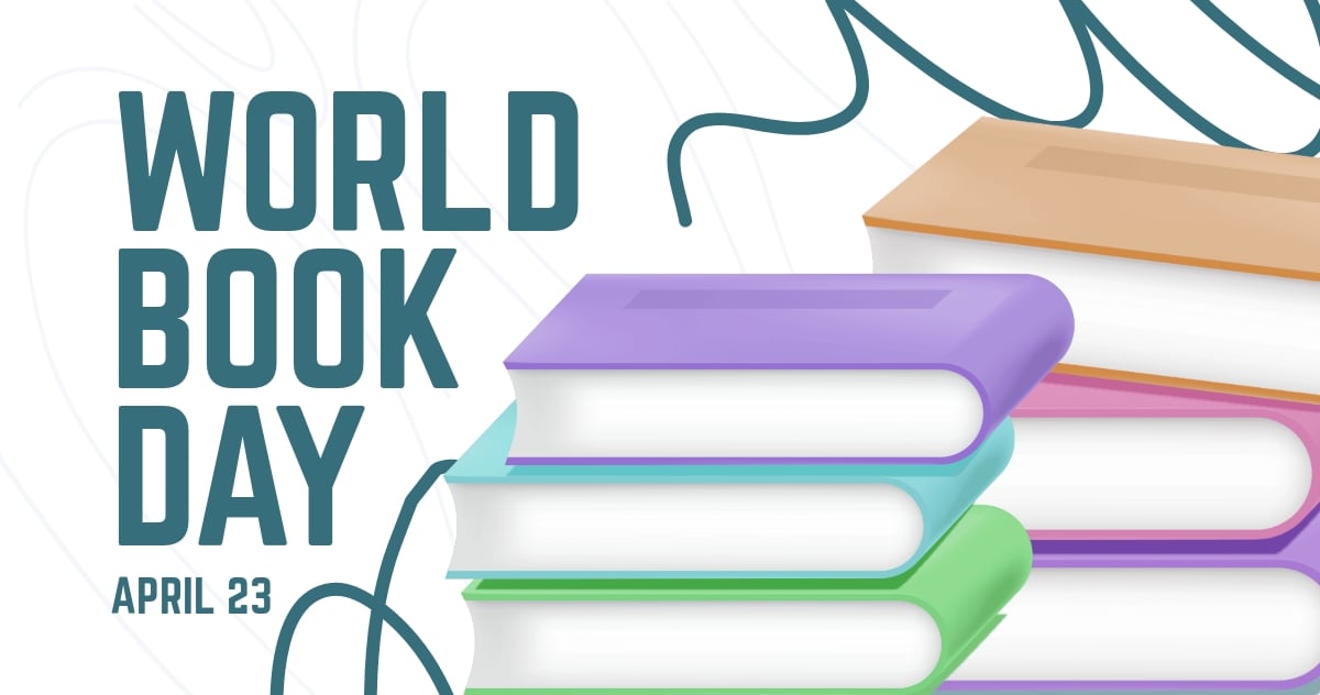 Free World Book Day Facebook Post Template