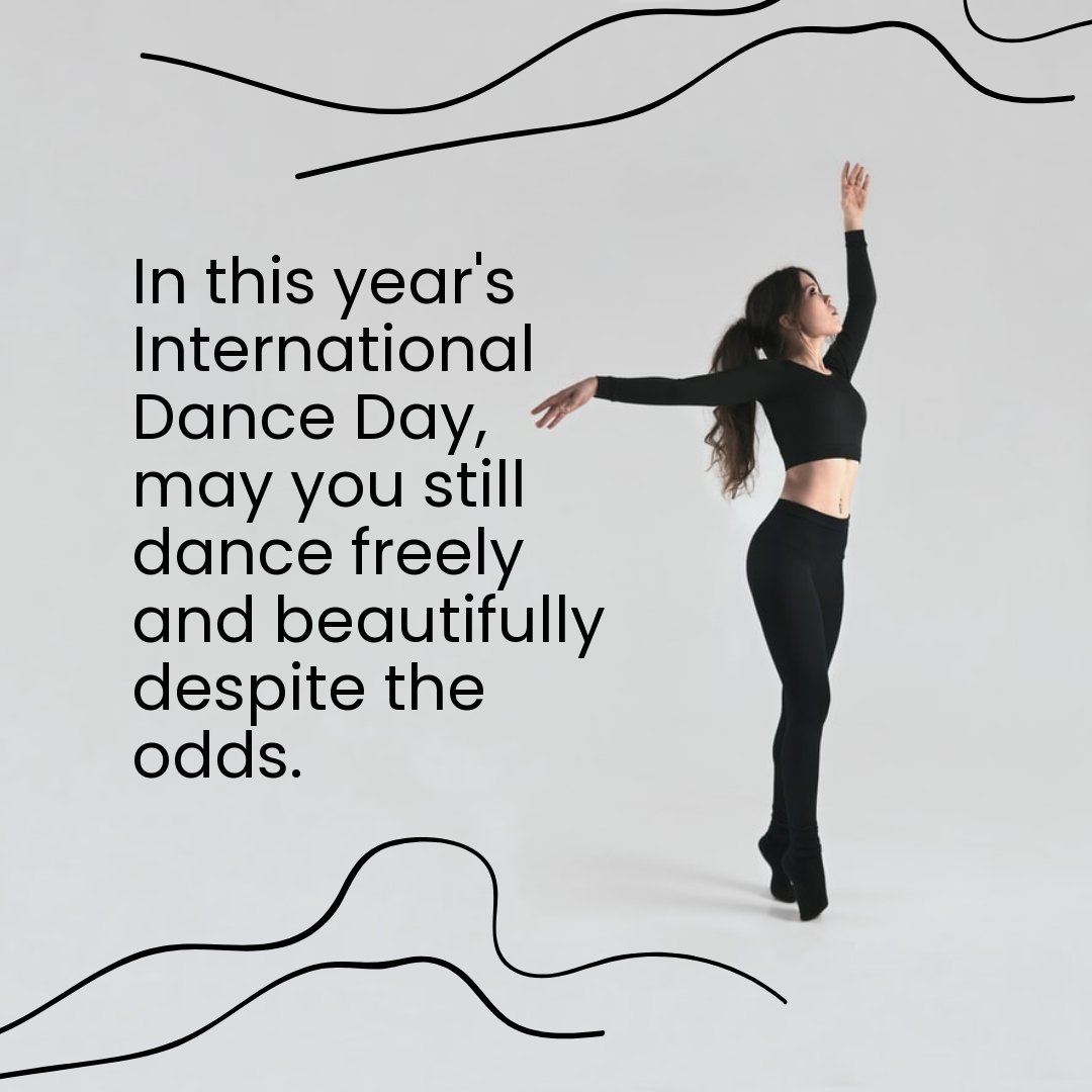 Free Happy International Dance Day Message Template